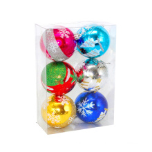 6pcs Decorations Christmas Ball Set Ornaments Christmas Gift 7cm Tree Balls for Holiday Wedding Party